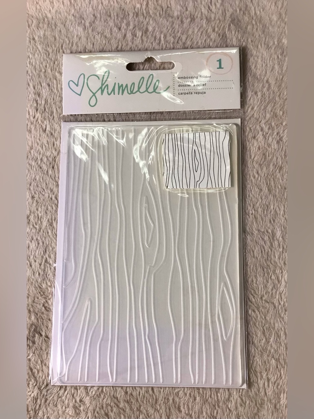 Shimelle Woodgrain Embossing Folder